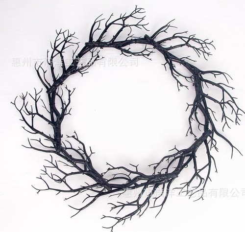 Halloween corona autunno nera - halloween,