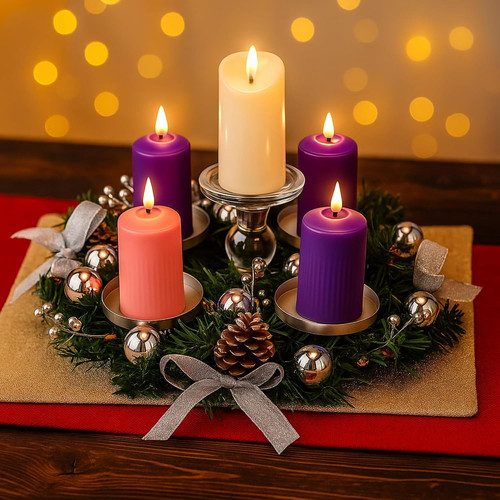 Set candele senza fiamma - senza,